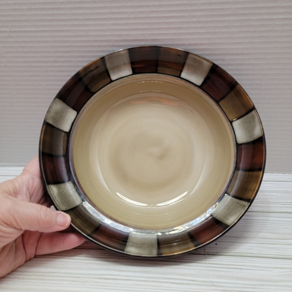 Pfaltzgraff TAOS Pattern Everyday Serving Bowl 9 3/4" Earthtone Colors - Picture 6 of 12